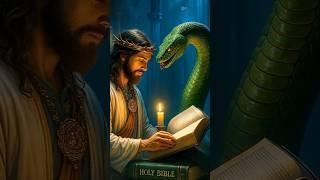 Jesus Reading the Bible  Then THIS Happened  #shorts #shortsfeed #bible #godmessage #jesus #viral