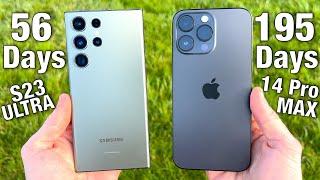 Samsung S23 Ultra vs iPhone 14 Pro Max Long Term User Comparison!