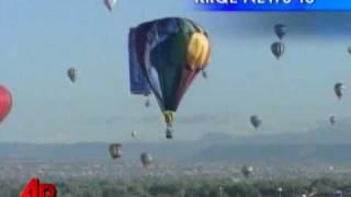 Raw Video: Hot Air Balloon Crashes Into Tent