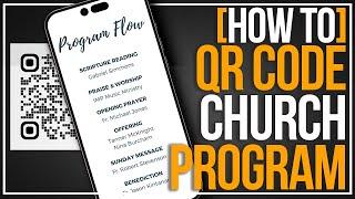 How To Make QR Code For Your Church Program