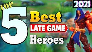 BEST late game HEROES in Mobile Legends 2021