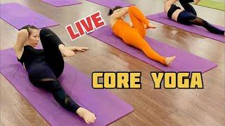 Live Yoga Session - Core Yoga - Yoga For active core muscles || Yoga With Sandeep || Vietnam