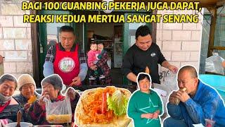 100 GUANBING TERBAGI KELUAR KE MASYARAKAT DESA CHINA, MAMA SANGAT SENANG DAN SANGAT BERTERIMA KASIH