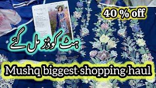 Mushq flat 40 % shopping haul 2024 || glamour it