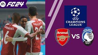 FC 24 - Arsenal Vs. Atalanta - Champions League 2025 Full  Match | PS5™