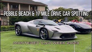 Car Spotting At Pebble Beach & 17 Mile Drive | Monterey Car Week 2023