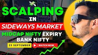 Intraday Trading || Midcap  expiry || 23 September || Option Buying