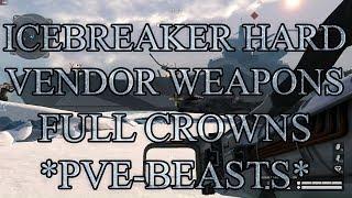 Warface - Icebreaker Hard | vendor weapons | updated tactics | *PVE-BEASTS* | full crowns