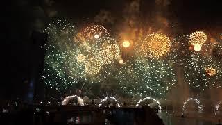 New Year Fireworks in Festival City, Dubai, 2020