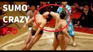 Sumo Wrestling Brutal And Best Knockouts Compilation