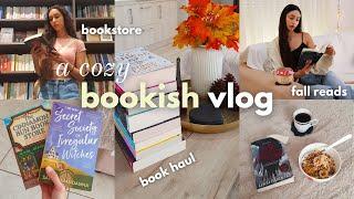 doing book stuff  bookstore vlog, book haul & fall reading