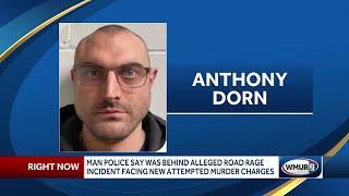 Man faces attempted murder charges in connection with alleged road rage incident