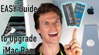 How to upgrade your ram on your iMac. Info you need to know and guide on changing ram on the iMac.