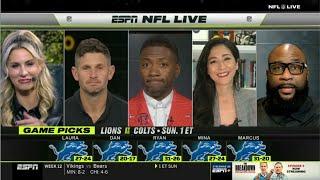 NFL LIVE | Jared Goff will own NFC! - 100% ESPN crew can’t wait for Lions to wreck Colts in Week 12