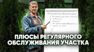 РЕГУЛЯРНОЕ ОБСЛУЖИВАНИЕ УЧАСТКА. Какие плюсы регулярного обслуживания участка?