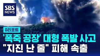 '폭죽 공장' 대형 폭발 사고 "지진 난 줄"…피해 속출 / SBS / #D리포트