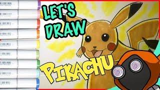 Let's draw Pikachu with Professor Scribbles #letsdrawpikachu #pikachu #pokemon