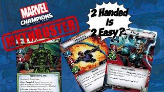 Marvel Champions MYTHBUSTER | HAWKEYE & THOR vs RONAN (Expert) | 2 Handed is EASY?