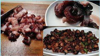 Paano magluto ng pugita (octopus) panlasang pinoy