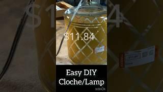 Creating a Combination Cloche/Lamp #shorts