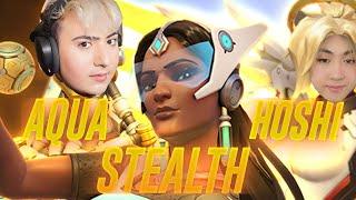 E-GIRLS THROW RANKED GAMES?! (ft. Hoshizora & StealthHacker) - Overwatch