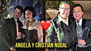 ANGELA AGUILAR Y CRISTIAN NODAL CON SUS FANS EN EL FESTEJO DE CRISTY NODAL