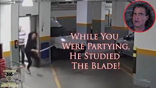 Katana-Wielding Defender Sends Bike Thieves Scurrying!