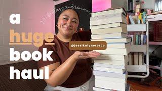 a HUGE birthday book haul  20+ fantasy and romance books