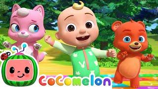 Rainbow Colors Animal Dance Song | CoComelon Animal Time | Animals for Kids