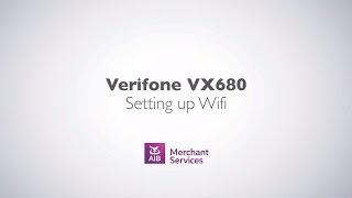 VeriFone VX 680 | WIFI Getting Started (Alternate Screens) | AIB Merchant Services