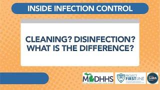 Cleaning Disinfection What's the Difference