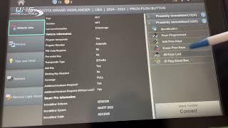 How To bypass TIS to reset IMMO for 2024 Toyota Grand Highlander via the ADC- 2021 cable & Smart Pro