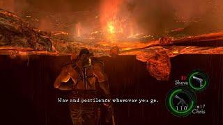 RESIDENT EVIL 5 - How to get under the Map in the Volcano (Wesker Fight)