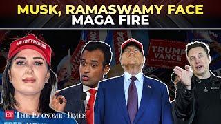 Musk vs Loomer: MAGA loyalists turn on pro-immigration Elon and Vivek Ramaswamy over H1 B visa