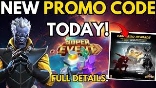 NEW PROMO CODE TODAY! | SUPER DAILY EVENTS FULL DETAILS | MARVEL CONTEST OF CHAMPIONS