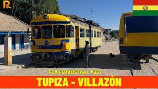 Cab Ride Tupiza - Villazón (Oruro - Villazón,  Ferroviaria Andina, Bolivia) train driver's view 4K