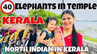 40 Elephants come to a Temple in Kerala/40 हाथी केरल के इस मंदिर में#godsowncountry #poornathrayeesa