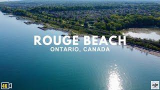 Flying over Rouge Beach, Ontario  [4K Drone Video] | DJI Mini 2