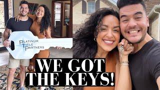 WE'RE *OFFICIALLY* HOME OWNERS! || FIRST TIME HOMEBUYERS IN HOUSTON, TEXAS  | CLOSING DAY VLOG  2021