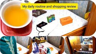 My daily routine | shopping review | @Daily dose