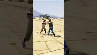 Franklin VS Lester fight #gamingshowdown #gta #gamingthrills