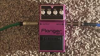 Boss BF-2 Flanger pedal demo