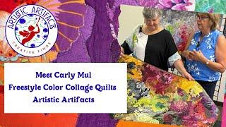 Meet Carly Mul & Her Freestyle Color Collage Quilts