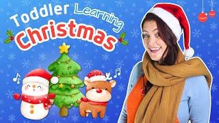 Toddler Learning Christmas Special | Jingle Bells | Songs For Kids | Play & Learn to Talk | BSL