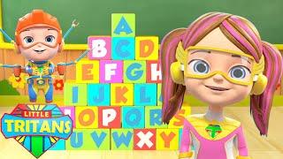 ABC Alphabet Hunt | Learn ABC Song | Nursery Rhyme & Kids Song by Little Tritans