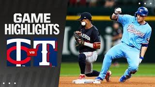 Twins vs. Rangers Game Highlights (8/18/24) | MLB Highlights