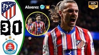 Atletico Madrid vs Slovan Bratislava 3 1   Highlights   All Goals   2024