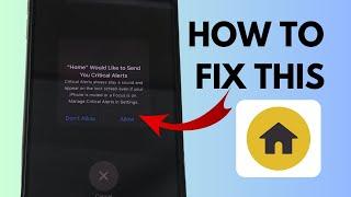 "Home" Would Like To Send You Critical Alerts / Fixed iPhone Stuck on Critical Alerts (100% Working)