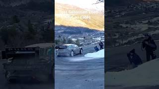 Sébastien Loeb test Monte-Carlo tout au câble