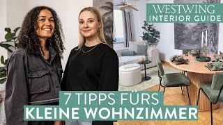 Kleines Wohnzimmer einrichten | Tipps für ein schöneres Zuhause | Makeover